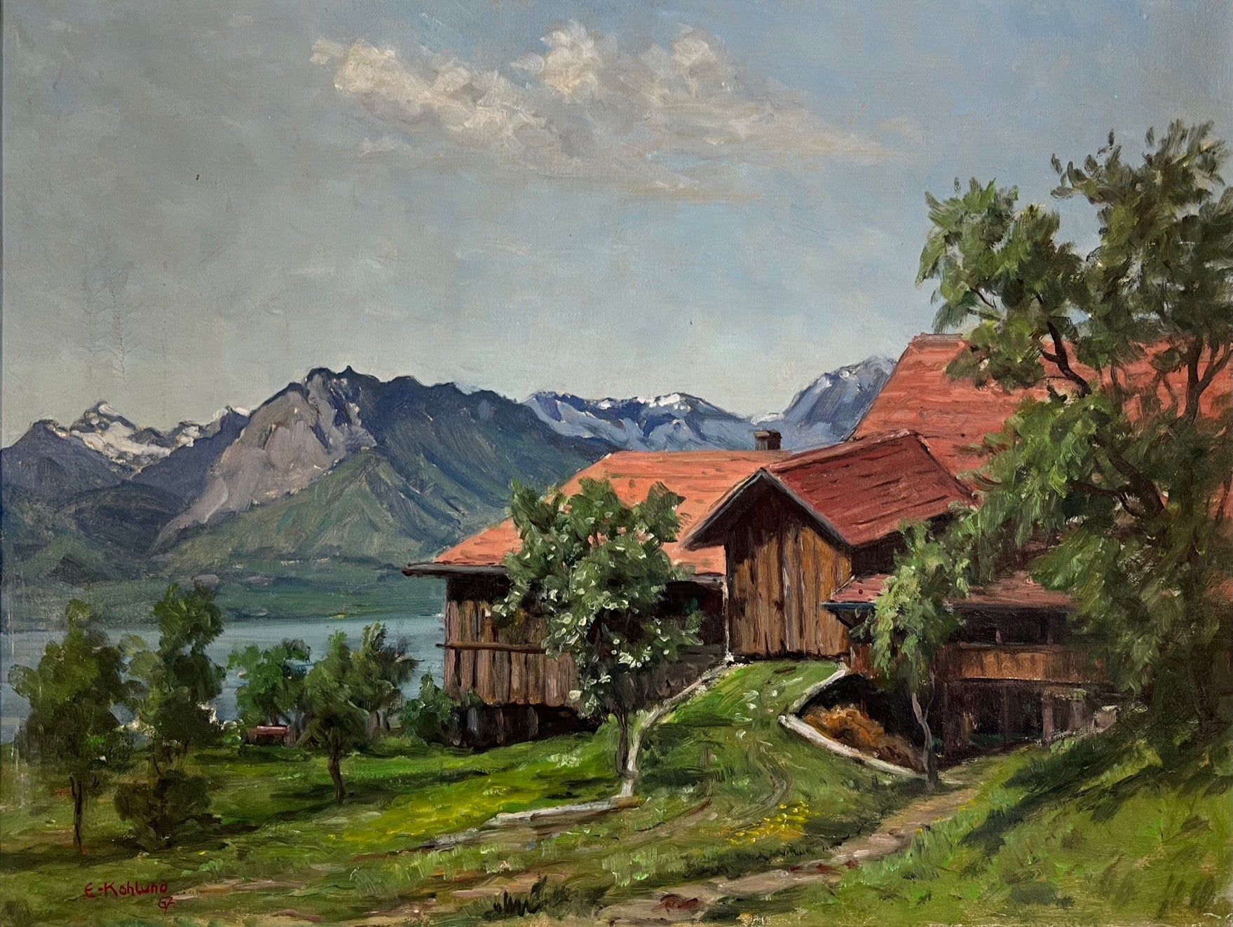 Kohlund Ekkehard, «Thunersee von Aeschlen aus» 632