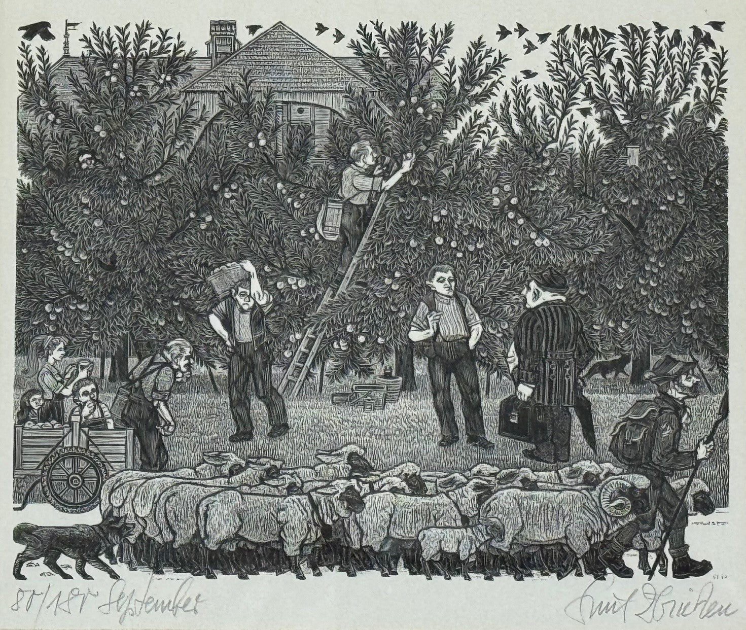 Zbinden Emil, «September» 80/180  (bereits verkauft) 820