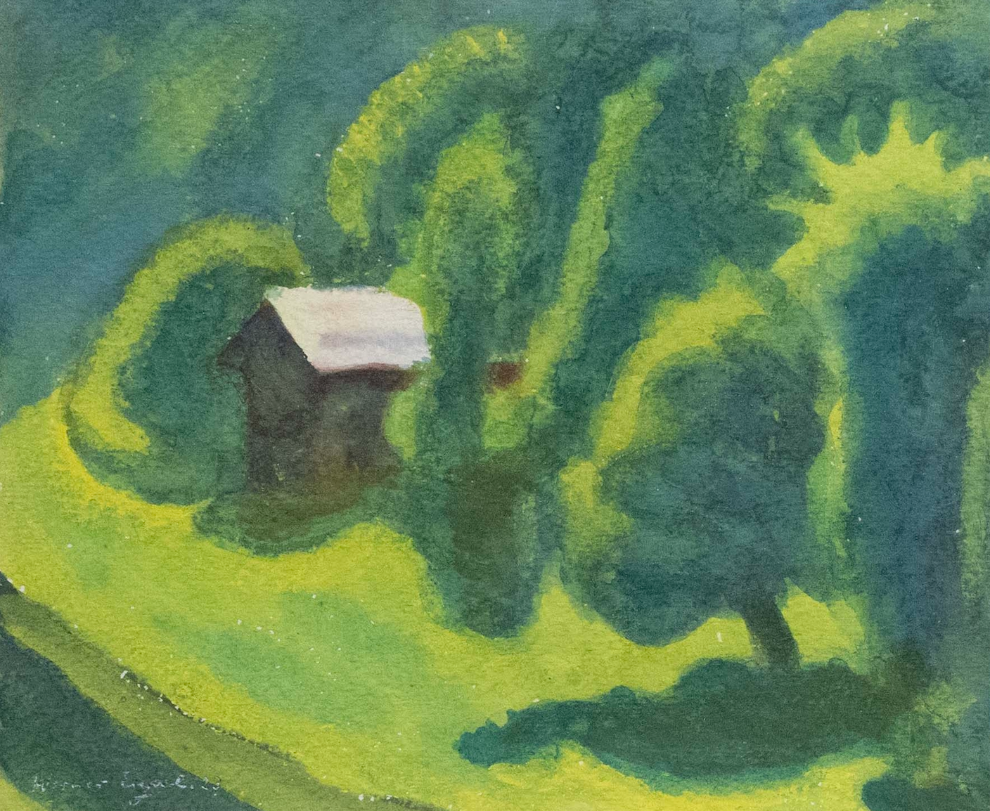 Engel Werner, Im Grünen, 1244