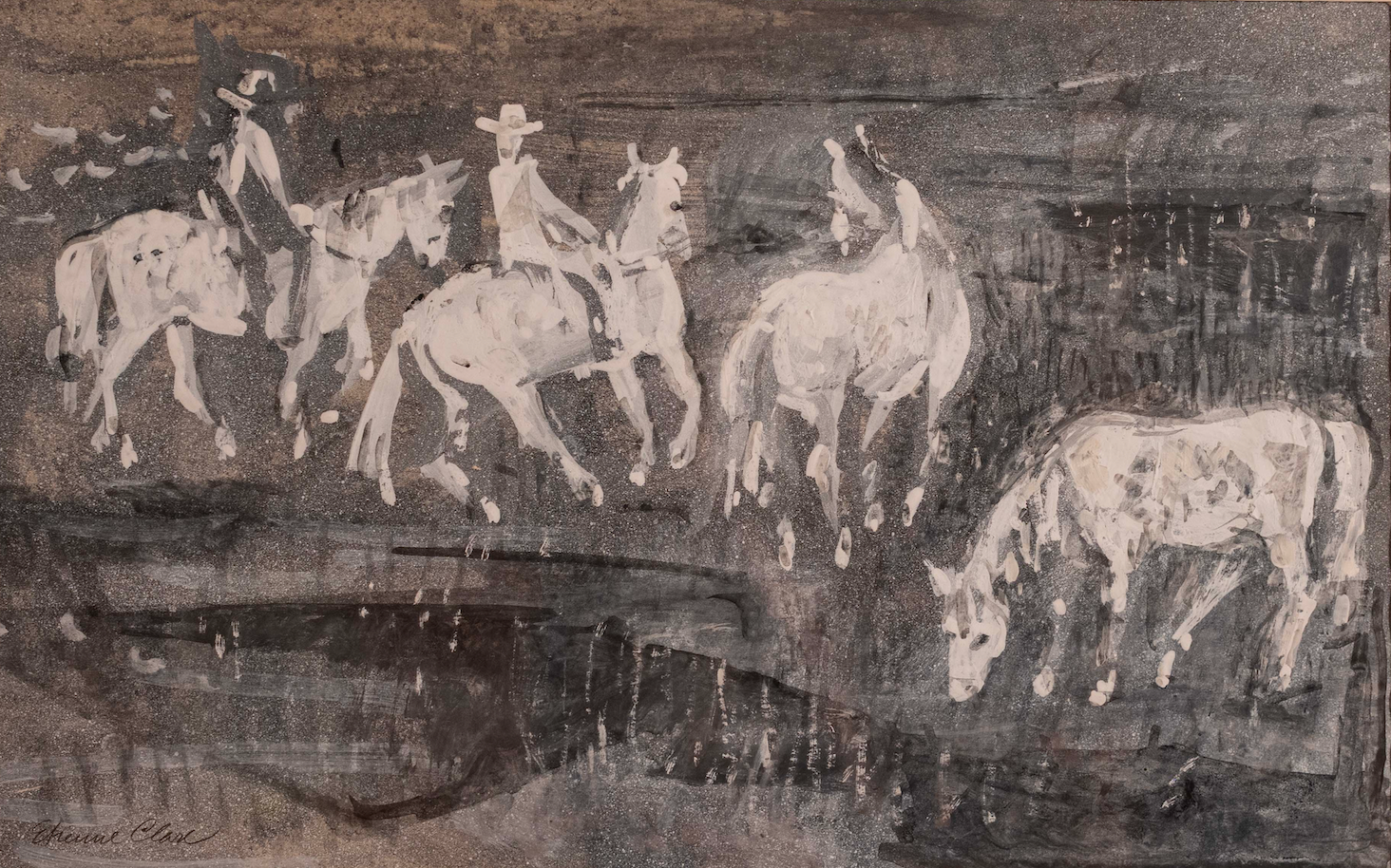 Clare Etienne, Camargue Pferde, 1248