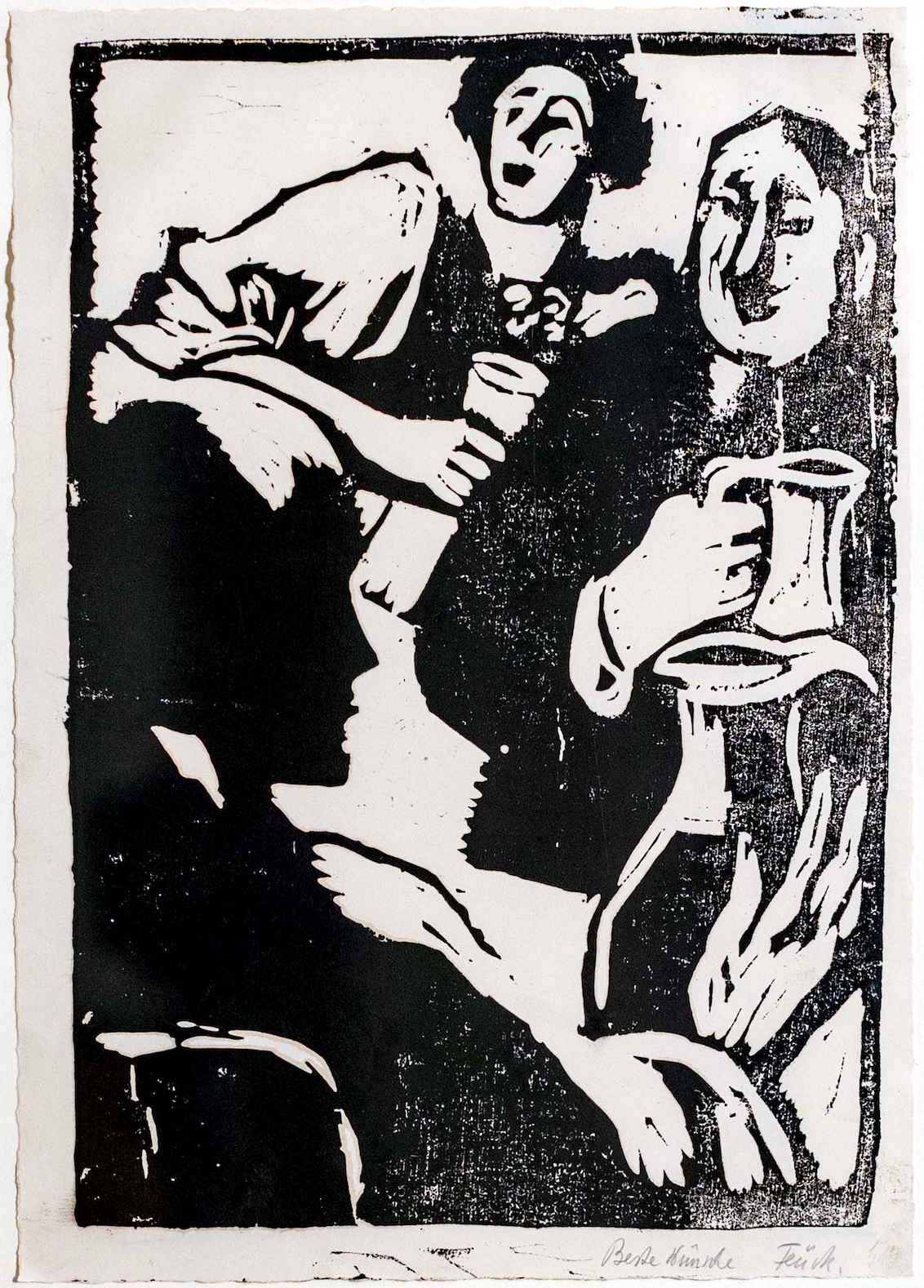 Flück Johann Peter, «Trinkgesellschaft», 1253