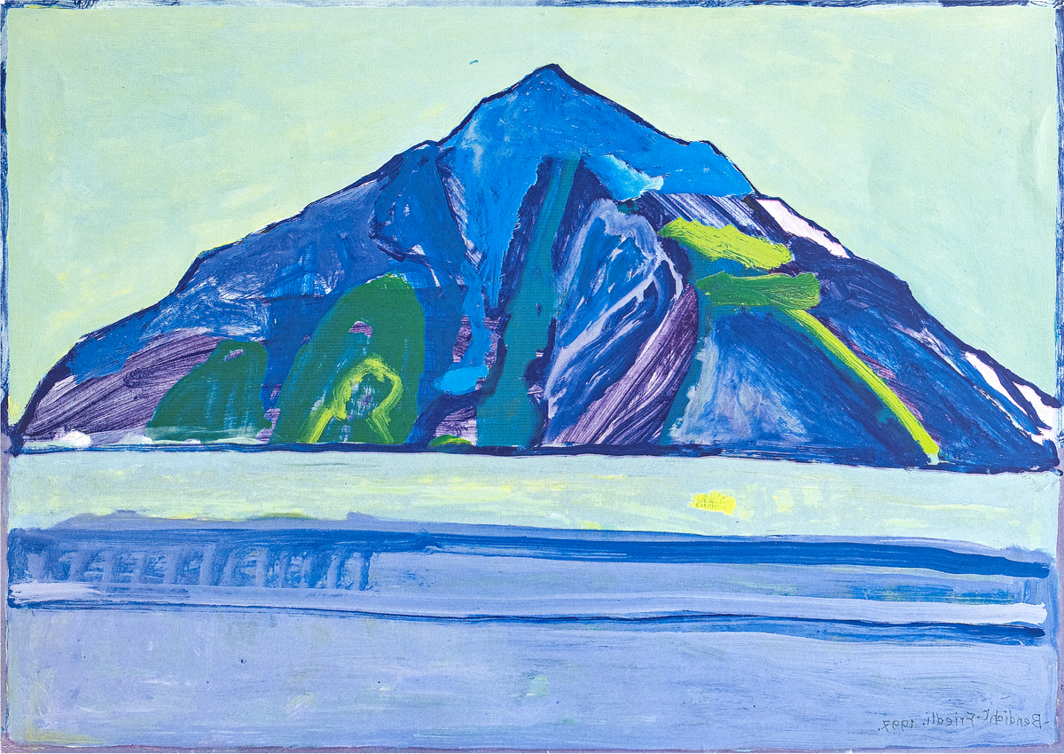 Friedli Bendicht, Niesen blau, 1997, 1381