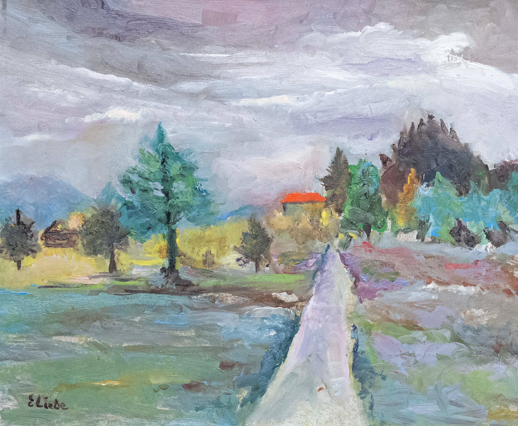 Liebe Emmy, Landschaft mit Gewitterstimmung, 1294