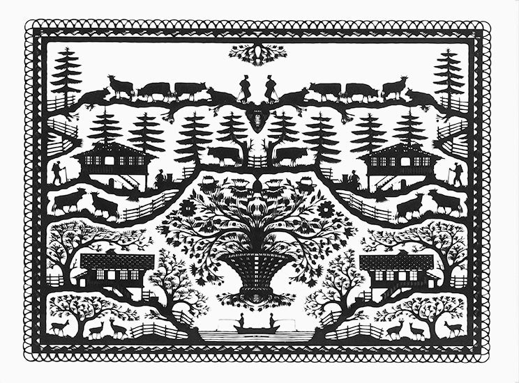 Schwizgebel Christian «Scherenschnitt» 179, (bereits verkauft)