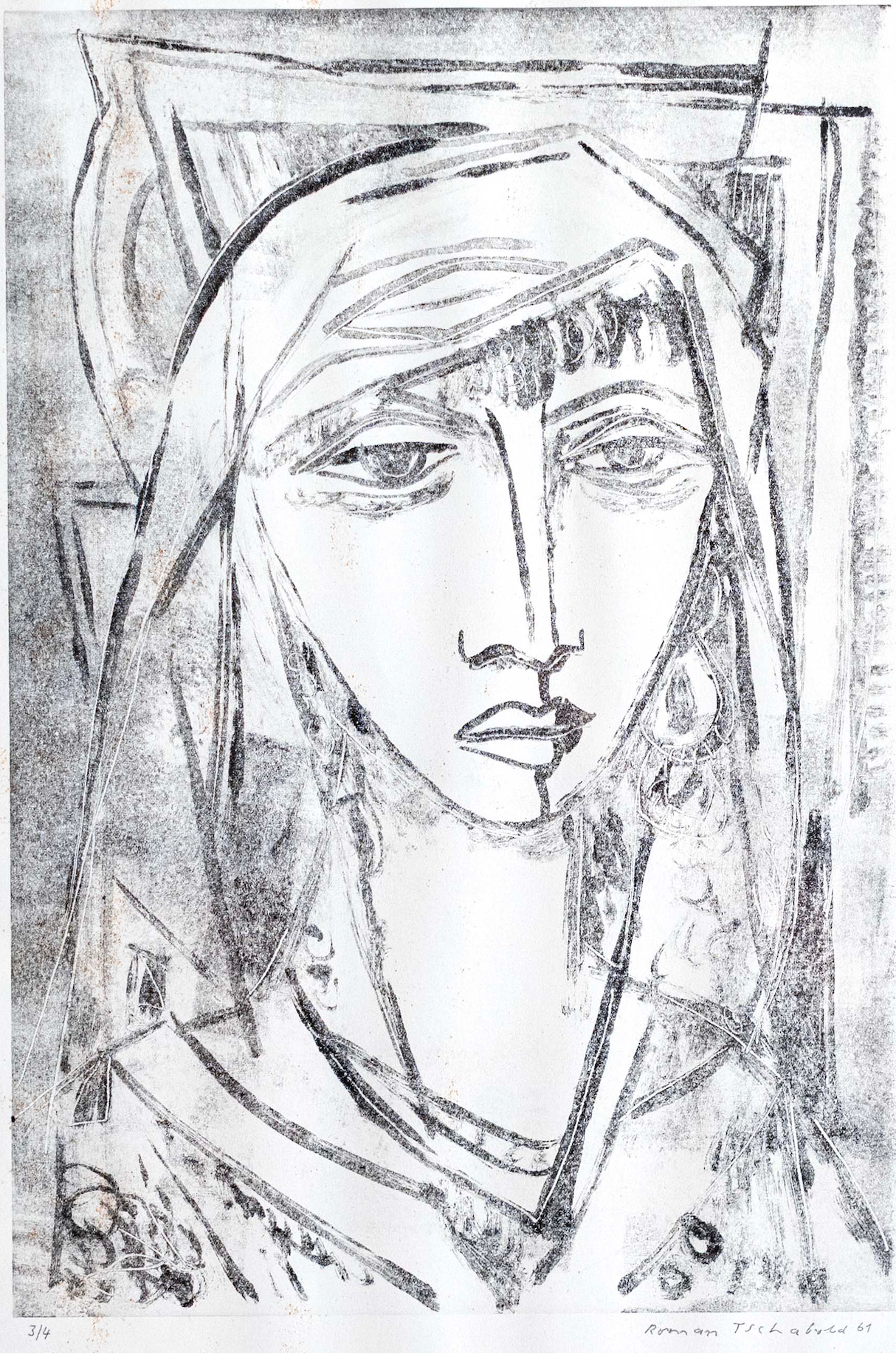 Tschabold Roman, Frauenbildnis, 1348