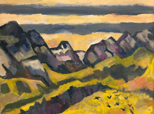 Täschler Kurt, «Blick gegen Osten mit Morgenberghorn», (bereits verkauft)